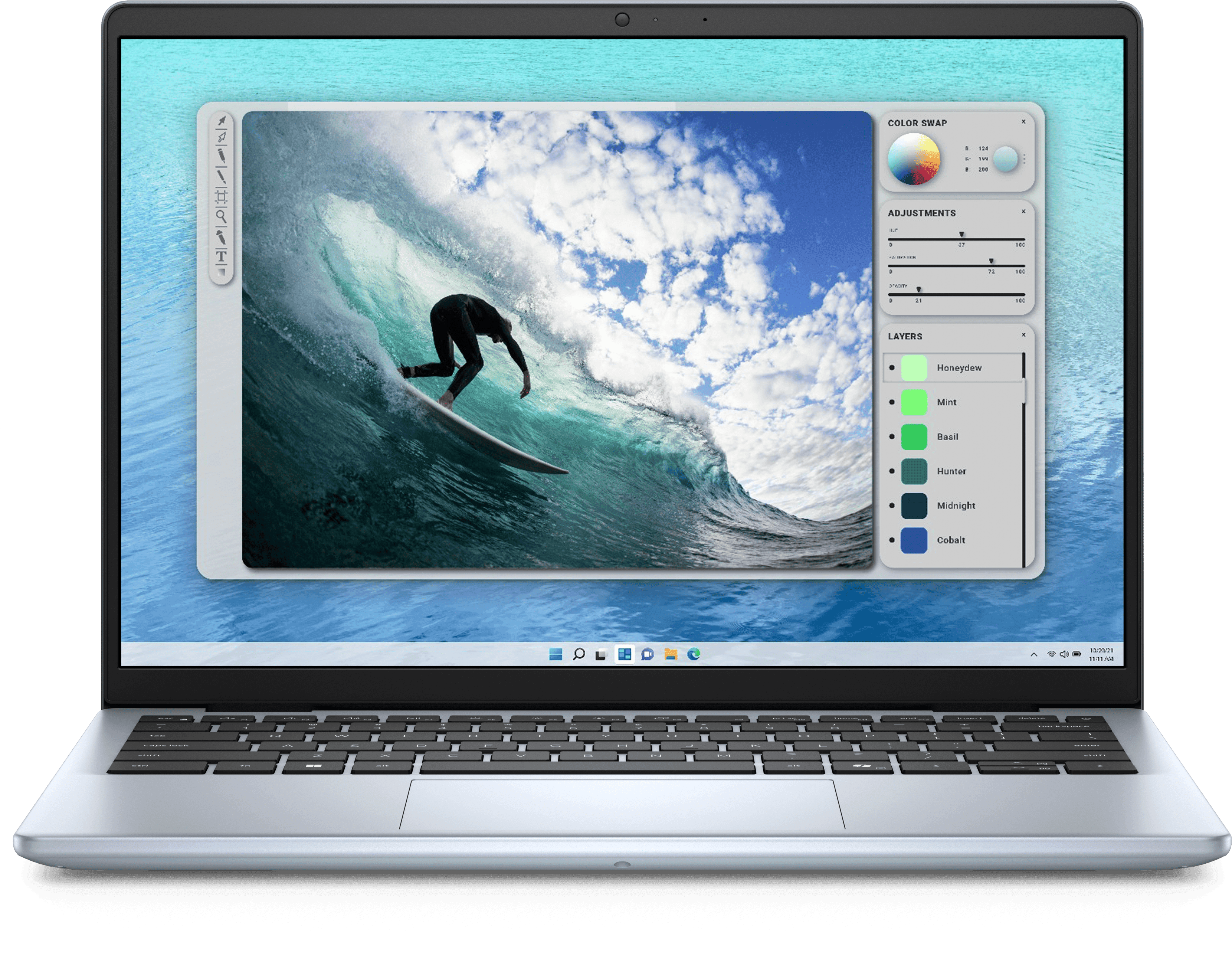 Dell Inspiron 14 5440 | 14,0 pouces - Intel Core i5 1334U @ 4,6 GHz - 16 GB DDR4 - 500 GB M.2 NvMe SSD - 1920 x 1080 FHD - Webcam - Windows 11 Professionnel