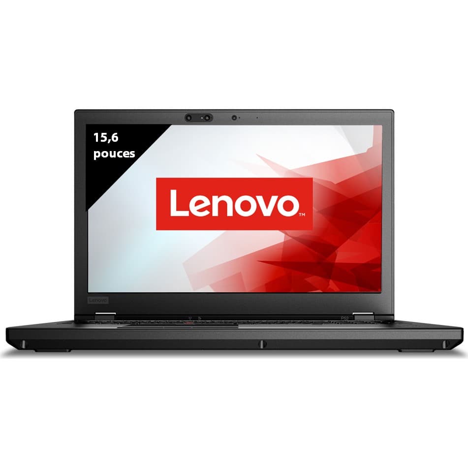 Lenovo Thinkpad P52 | 15,6 pouces - Intel Core i7 8850H @ 2,6 GHz - 16 GB DDR4 - 500 GB M.2 NvMe SSD - Quadro P1000 - 1920 x 1080 FHD - Webcam - Windows 11 Professionnel