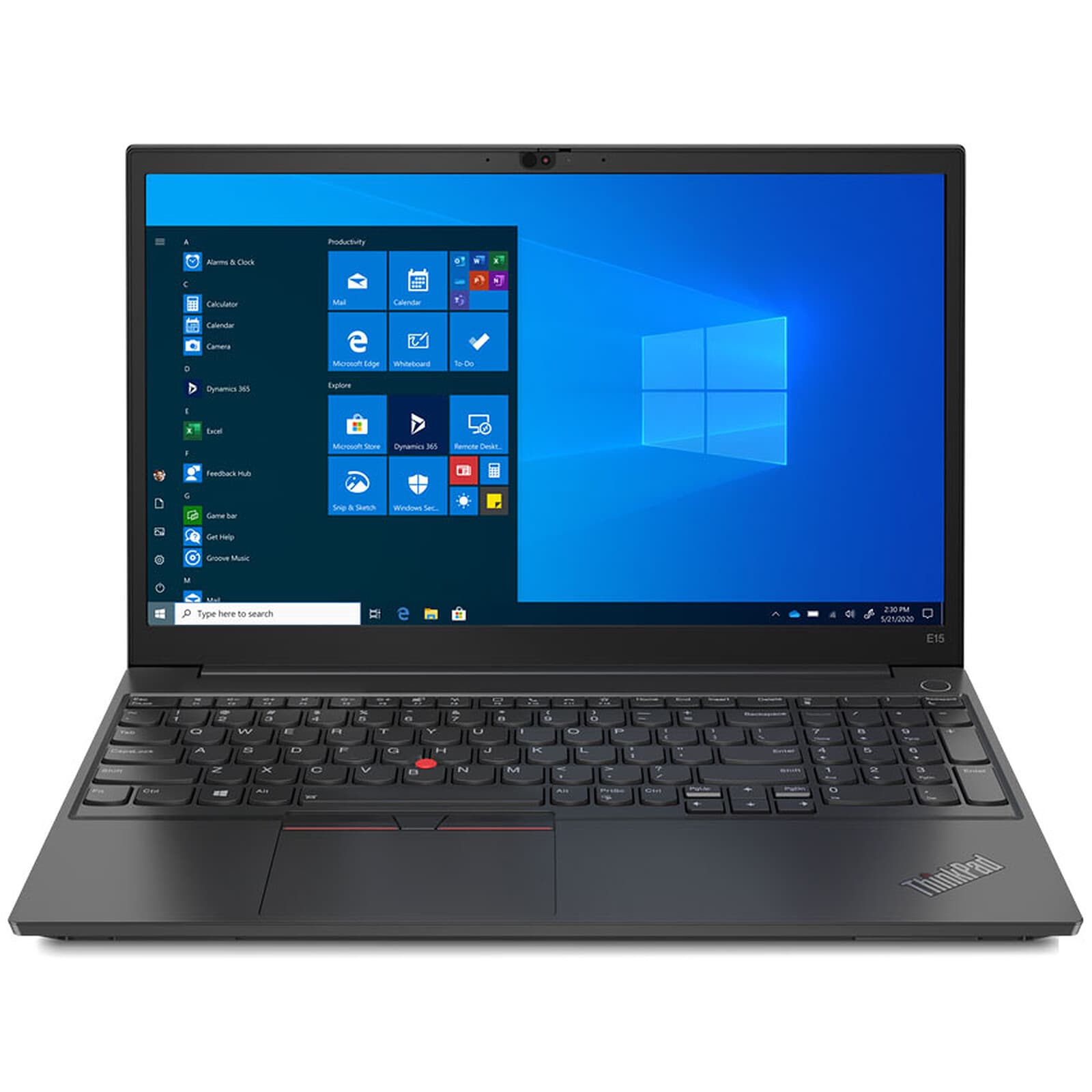 Lenovo ThinkPad E15 G2 Belge | 15,6 pouces - Intel Core i5 1135G7 @ 2,4 GHz - 8 GB DDR4 - 250 GB M.2 NvMe SSD - 1920 x 1080 FHD - Webcam - Windows 11 Professionnel