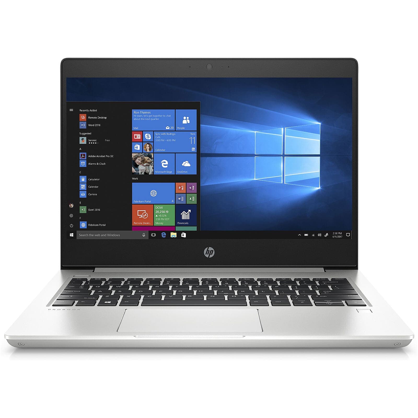 HP ProBook 430 G6 | 13,3 pouces - Intel Core i5 8265U @ 1,6 GHz - 8 GB DDR4 - 250 GB M.2 NvMe SSD - 1920 x 1080 FHD - Webcam - Windows 11 Professionnel