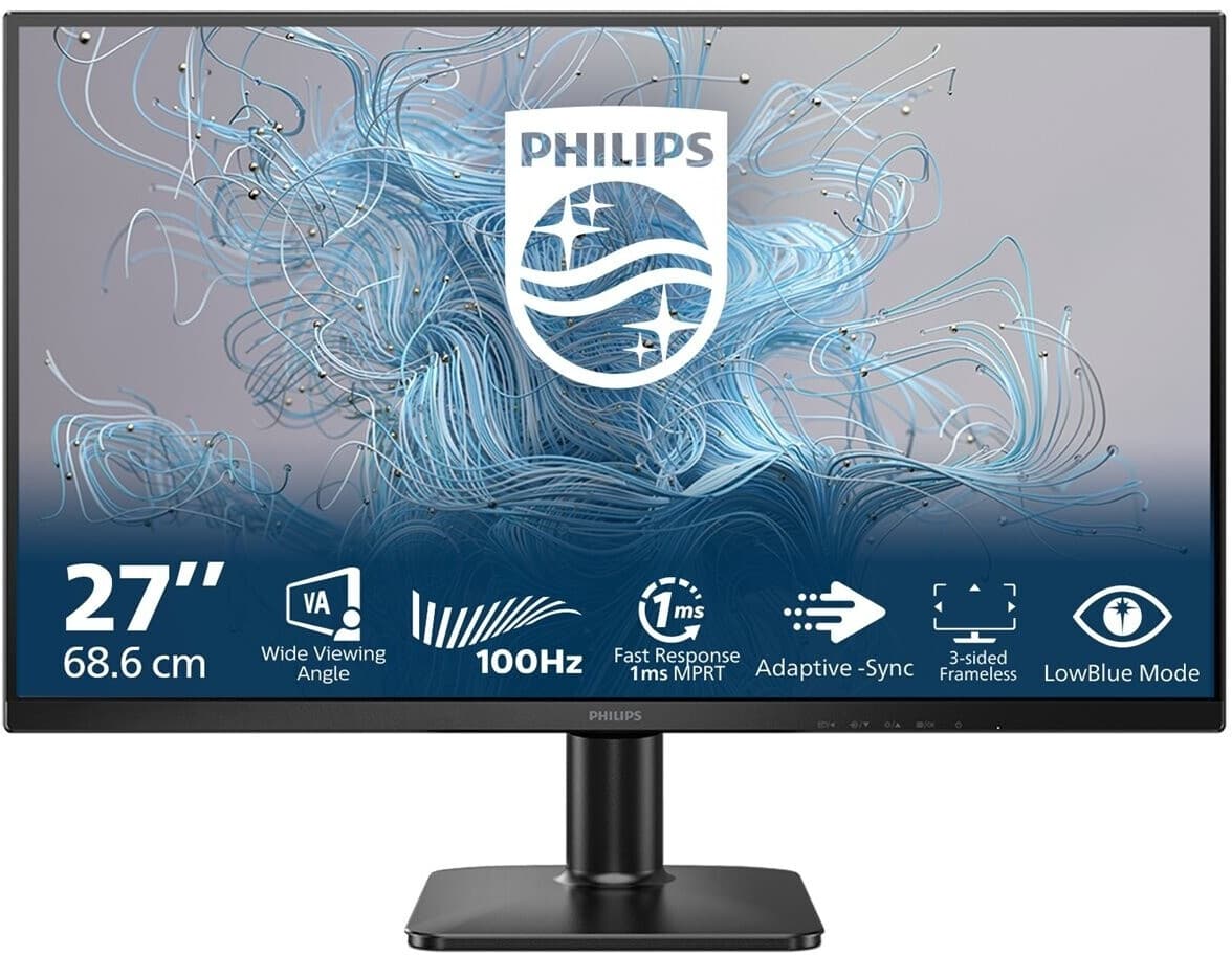 Phillips 27E2N1100L | 27,0 pouces - 1920 x 1080 FHD - 4 ms - Noir