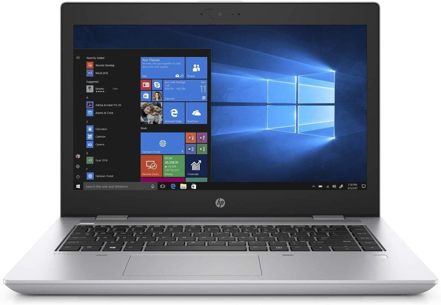 HP ProBook 640 G5 | 14,0 pouces - Intel Core i5 8265U @ 1,6 GHz - 8 GB DDR4 - 250 GB M.2 NvMe SSD - 1920 x 1080 FHD - Webcam - Windows 11 Professionnel