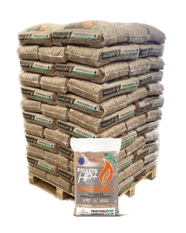  Pellets HP+ Piveteau – Palette de 72 sacs de 15 kg 