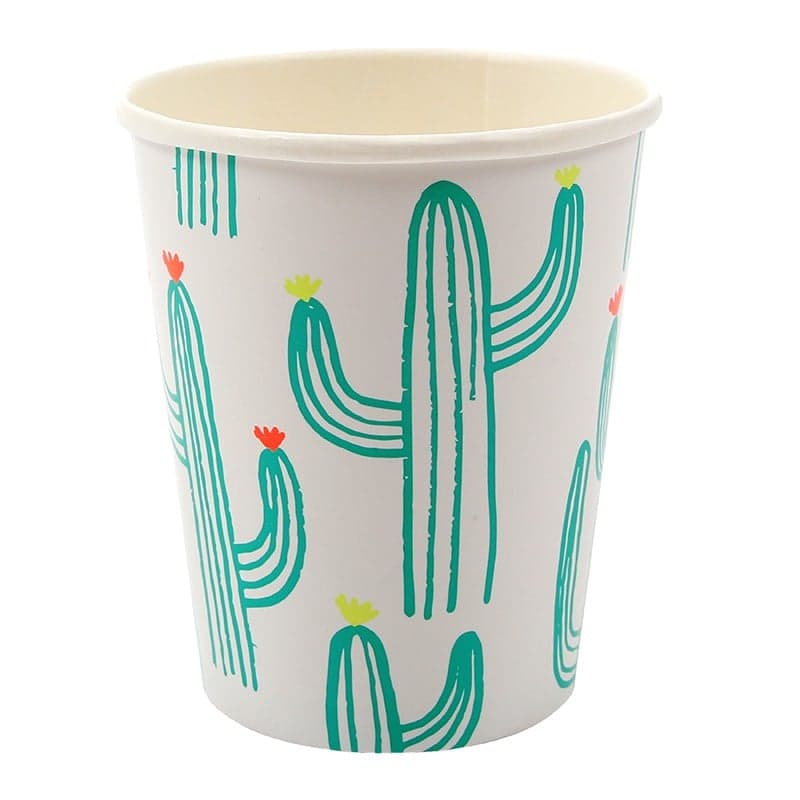 Meri meri - Gobelets en carton Cactus - Set de 12
