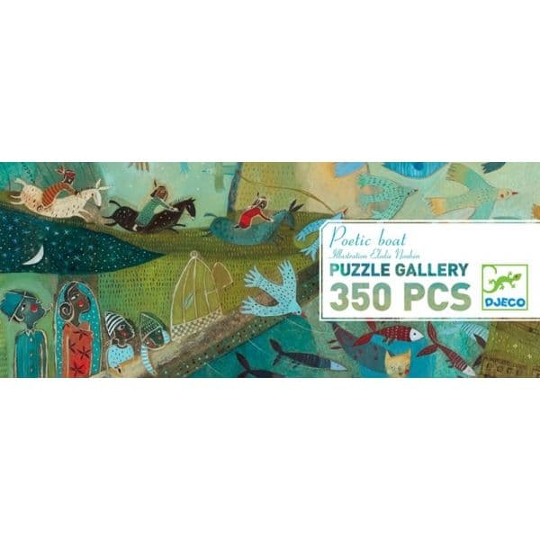DJECO - PUZZLE GALLERY - Poetic boat - 350 pcs