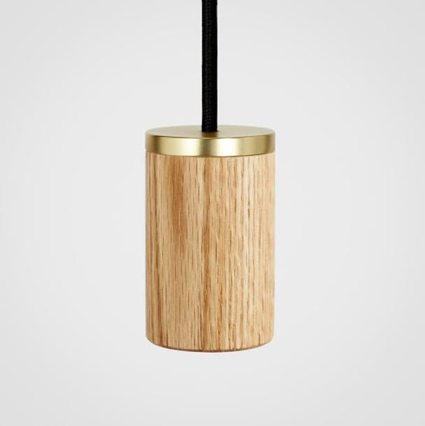 Tala - Pendentif Ampoule en chêne