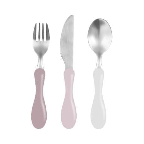 SEBRA - Couverts enfants - rose