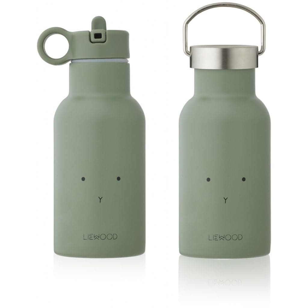 Liewood - Gourde à eau en acier Anker - Lapin Vert Kaki