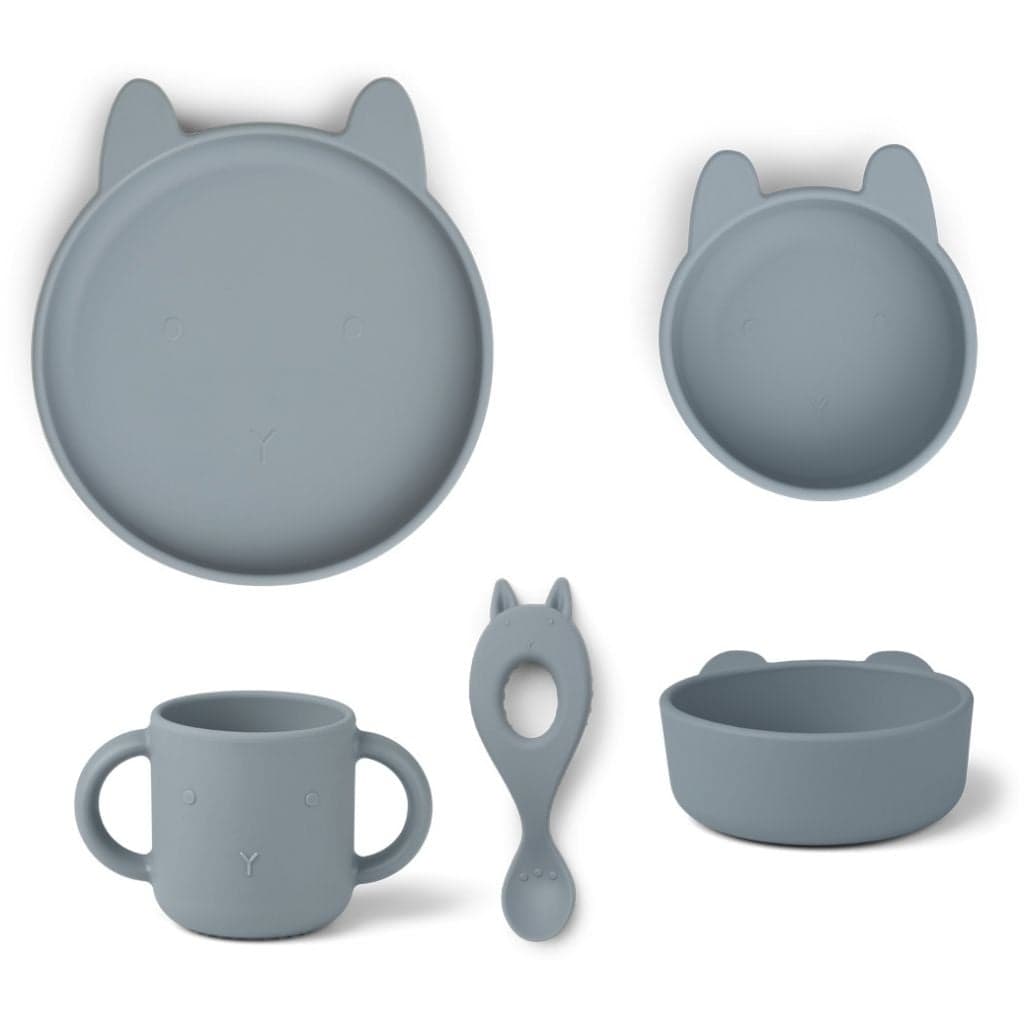 Liewood - Coffret Repas Vivi - Bleu