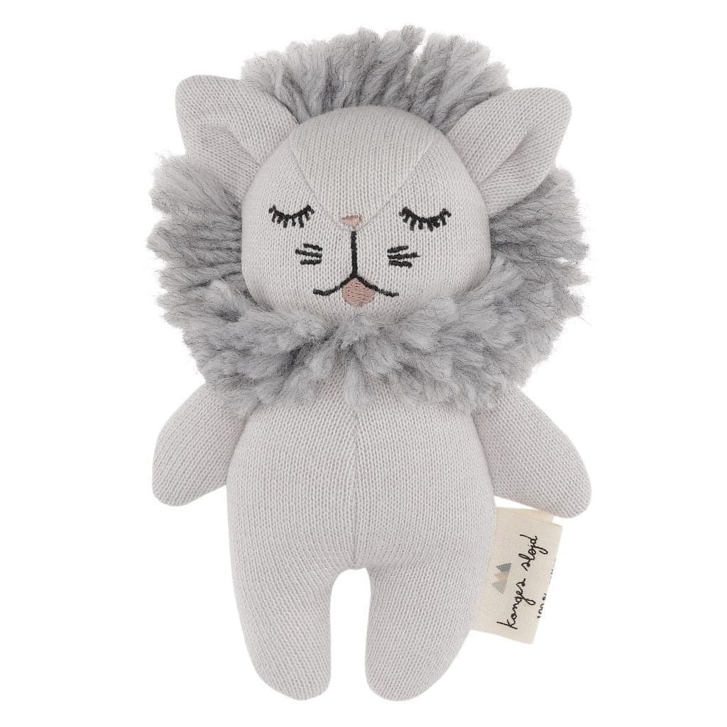 Konges Sløjd  -  Doudou coton Mini Lion - Gris