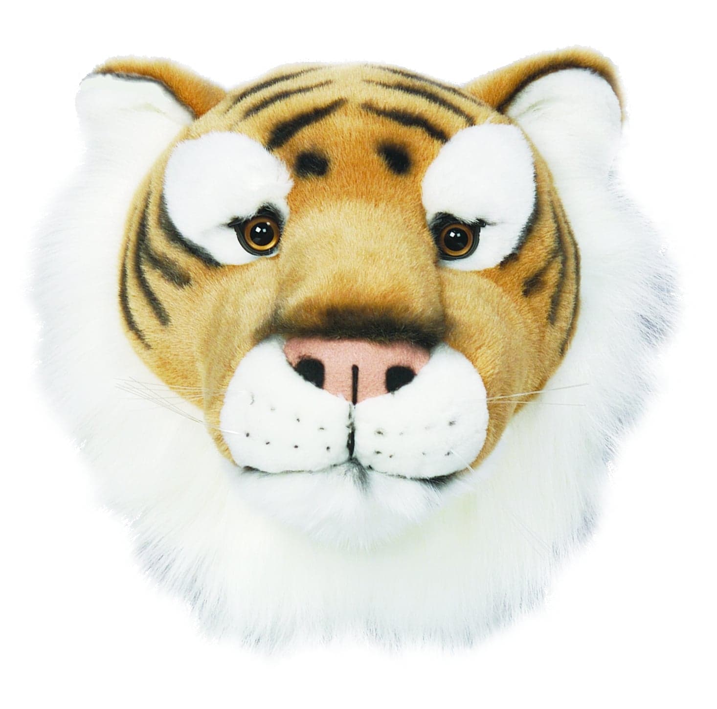 WILD & SOFT - Trophée en peluche - Tête de tigre - Félix