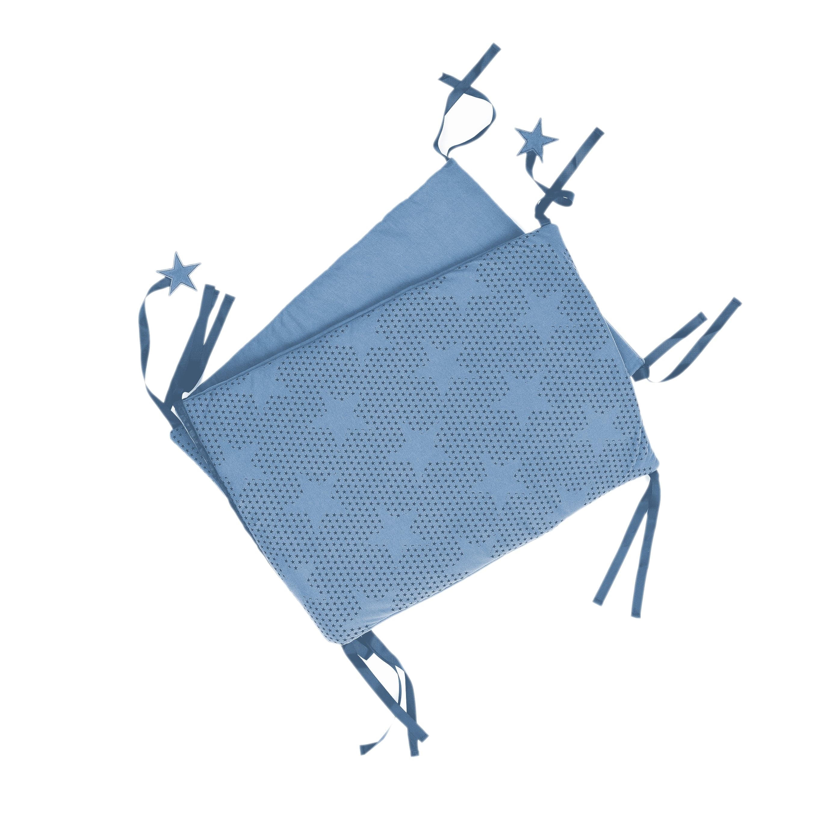 TOUR DE LIT -  JACK N'A QU'UN OEIL - CENTAURE Powder Blue avec étoiles noires