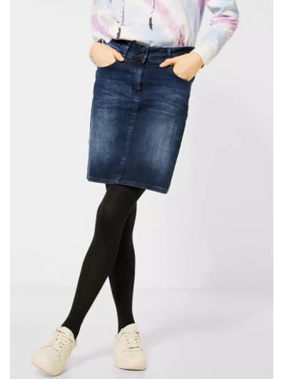 Jupe jean CECIL BLEU 26