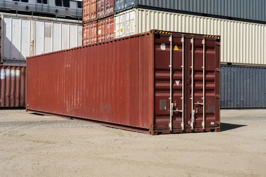 40 Fuß High Cube Seecontainer