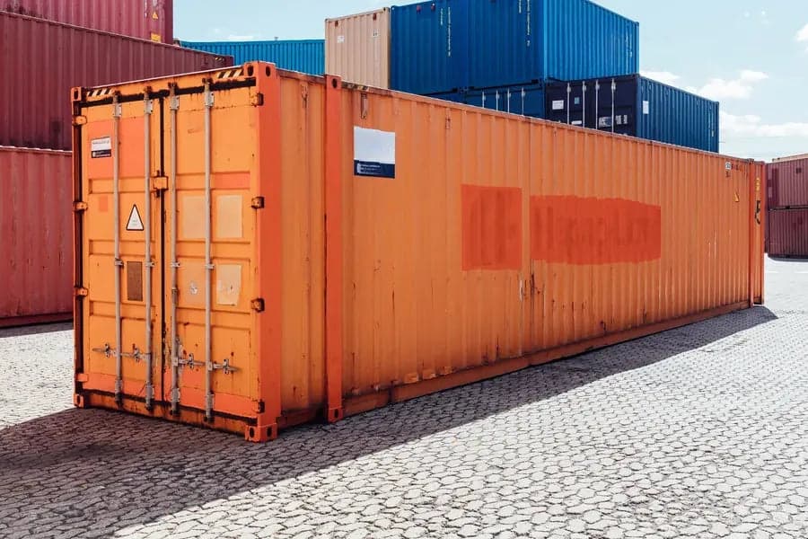45 Fuß High Cube Seecontainer