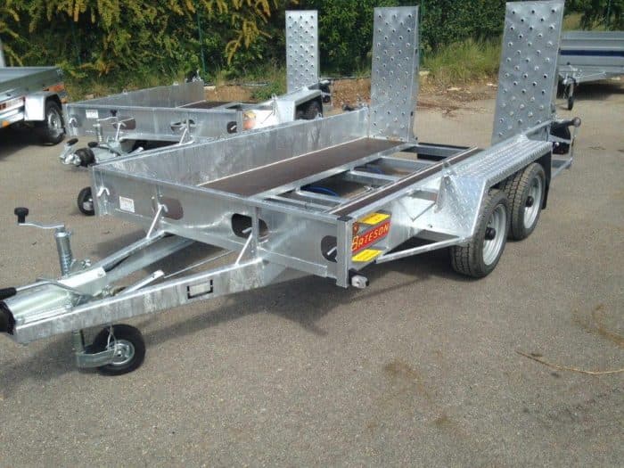 PORTE-ENGINS BATESON 35PM - Remorque plateau 3500kg