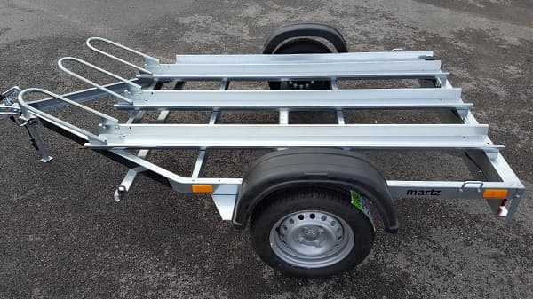 Porte-motos Martz GP3 3 Rails 750 kg robuste et fiable