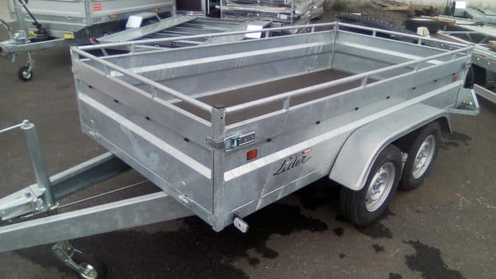 Remorque Lider 1500 KGS Robust 40395 avec 2 essieux freinés