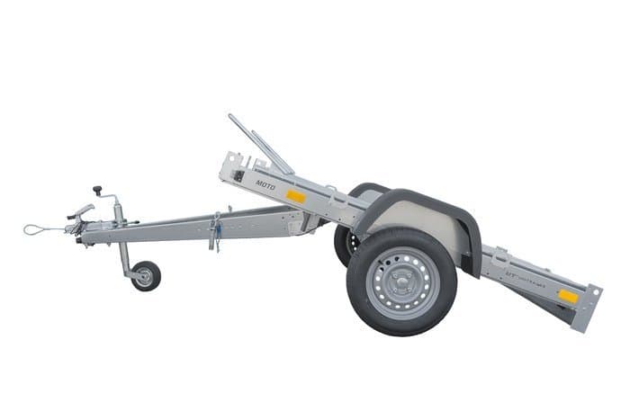 Remorque moto 3 rails UNITRAILER MOTO 3/R avec amortisseurs, 3 rails de 2m, AL-KO