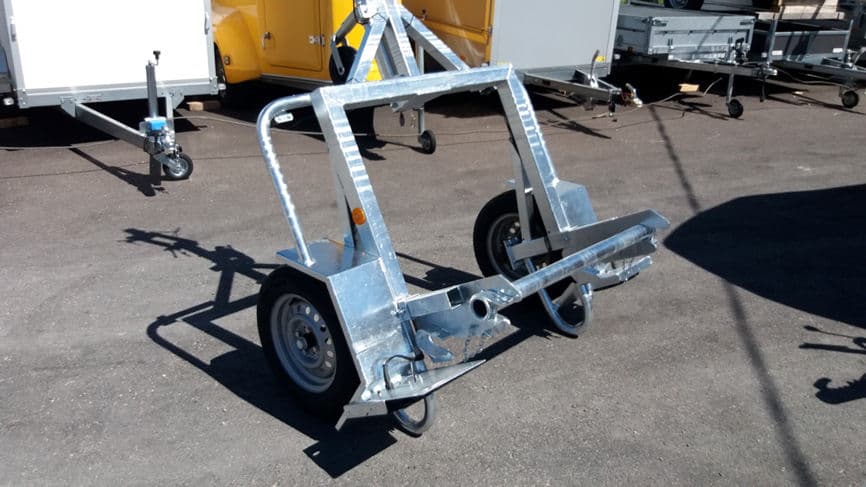 Remorque porte touret 1500 kg avec treuil manuel Jalon