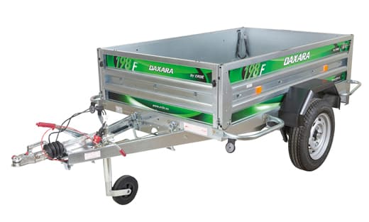 Remorque utilitaire Erde DAXARA 198F 750kg 185x115cm robuste