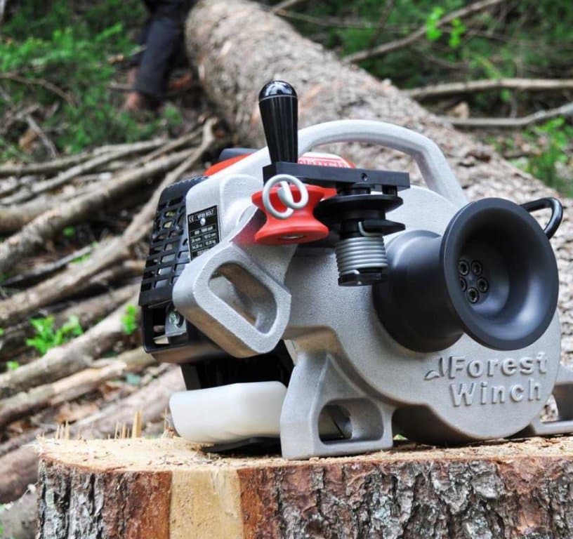 Treuil portable à corde VF80 Forest Winch 815 kg, 1630 kg, 26m/m, automatique, 10.5 kg
