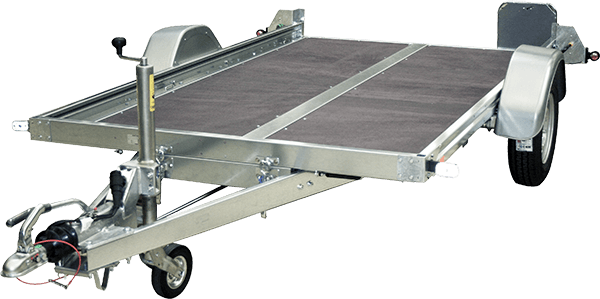 Plateau multi-transport Erde EXPERT PLM 150 F 1000 kg, 155R13C, 250x150x10 cm