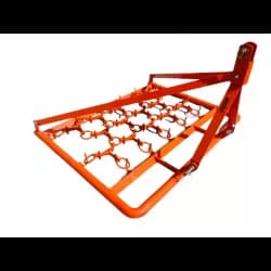 Herse de prairie 3 points LIDERFARM 1m20 pour micro tracteurs 10-30 CV