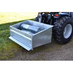 BENNE TÔLE GALVANISÉE 1.20M AVEC LAME, 500 kg, attelage 3 points