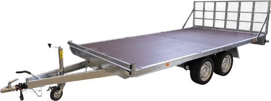 Plateau basculant hydraulique PLBH 5122 ERDÉ - 8 anneaux d'arrimage