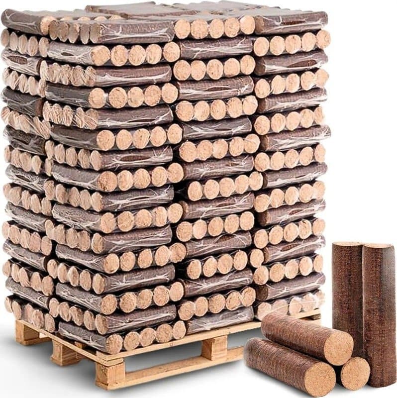 bricchetti di legno duro holz4home® – pallet da 960 kg