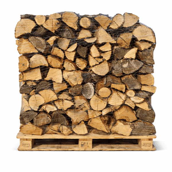 Legna da ardere di rovere, 30 cm, tronchi secchi su pallet