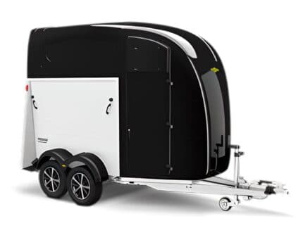 Humbaur Pegasus 2700 Luxus-rimorchio per cavalli | struttura poly-alluminio aerodinamica