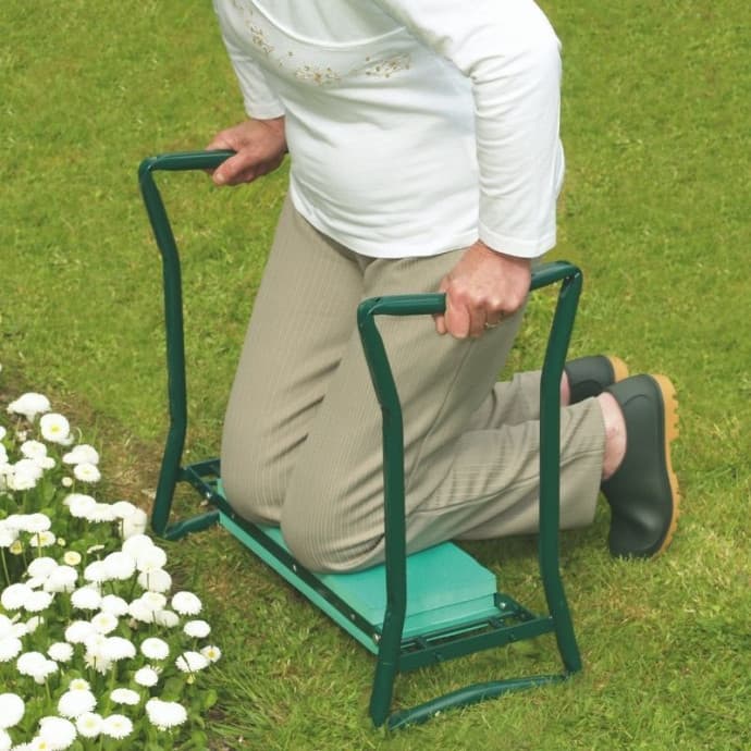 Tabouret et protège genoux de jardin