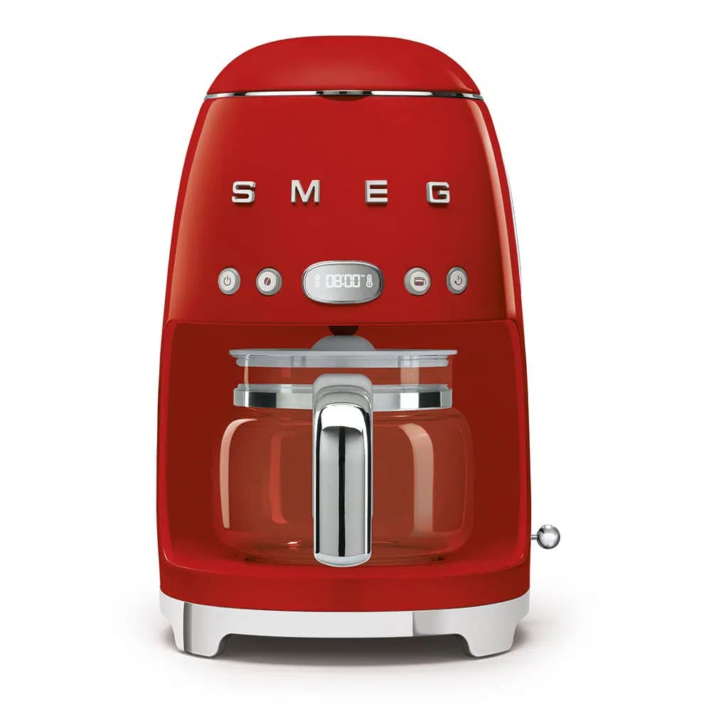 SMEG – DCF02RDEU – Machine Café Filtre Années 50 – Rouge