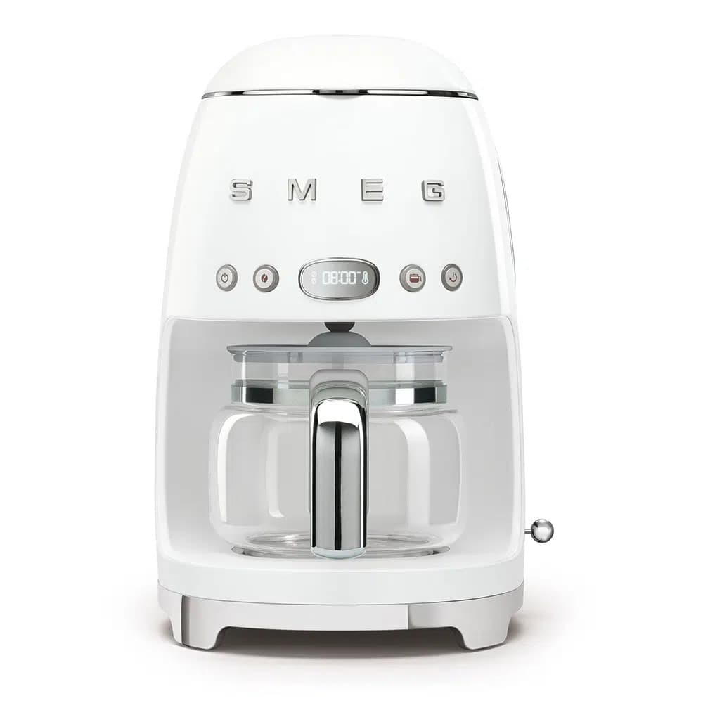 SMEG – DCF02WHEU – Machine Café Filtre Années 50 – Blanche