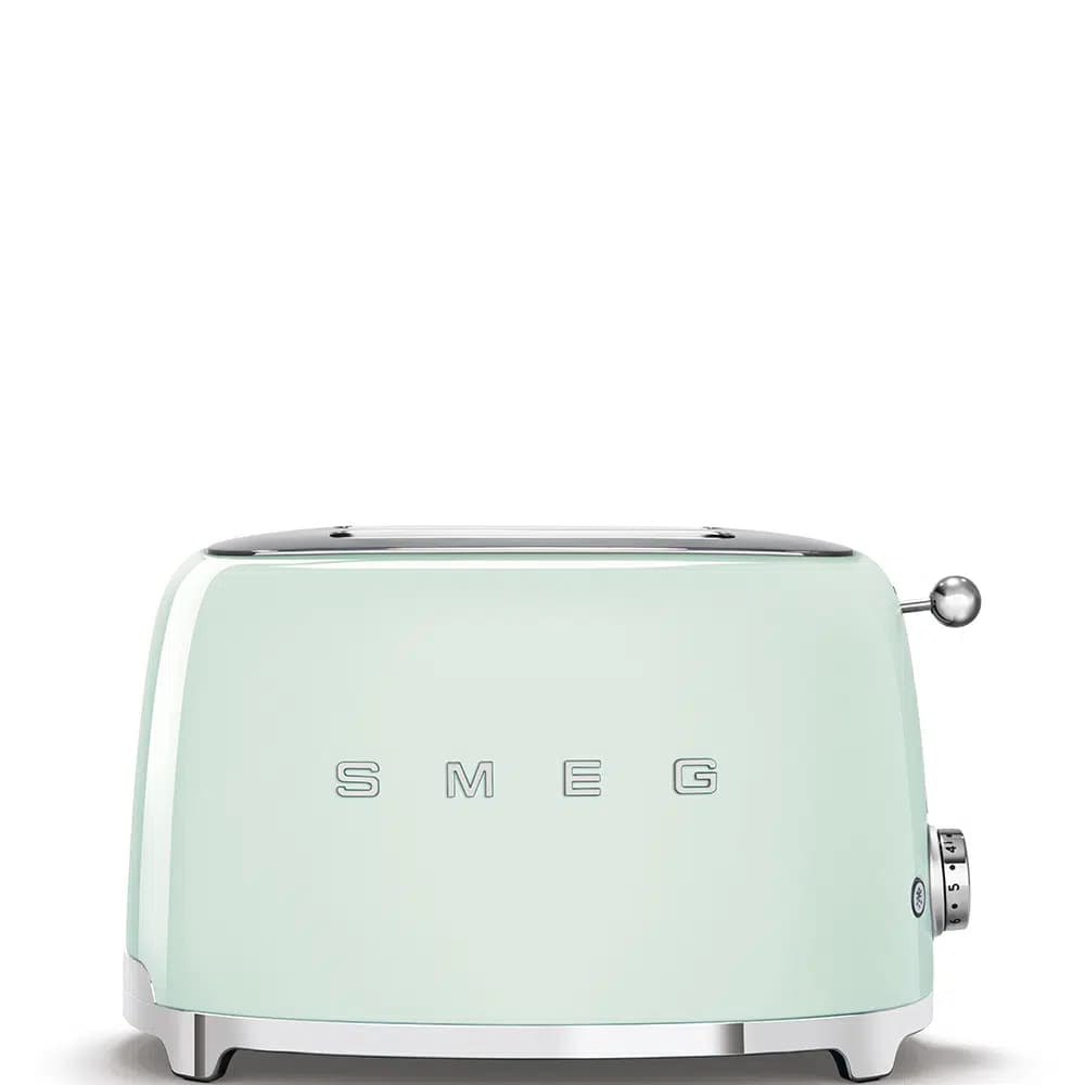 SMEG – TSF01PGEU – Toaster Grille-Pain 2 tranches Années 50-Vert d’Eau