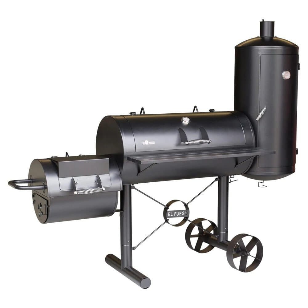 El Fuego Smoker Holzkohlegrill Kiona Schwarz