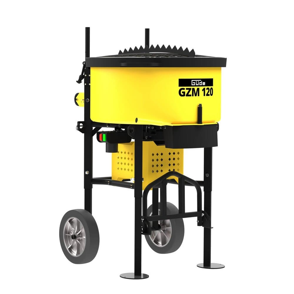 Güde Zwangsmischer GZM 120 Gelb-Schwarz