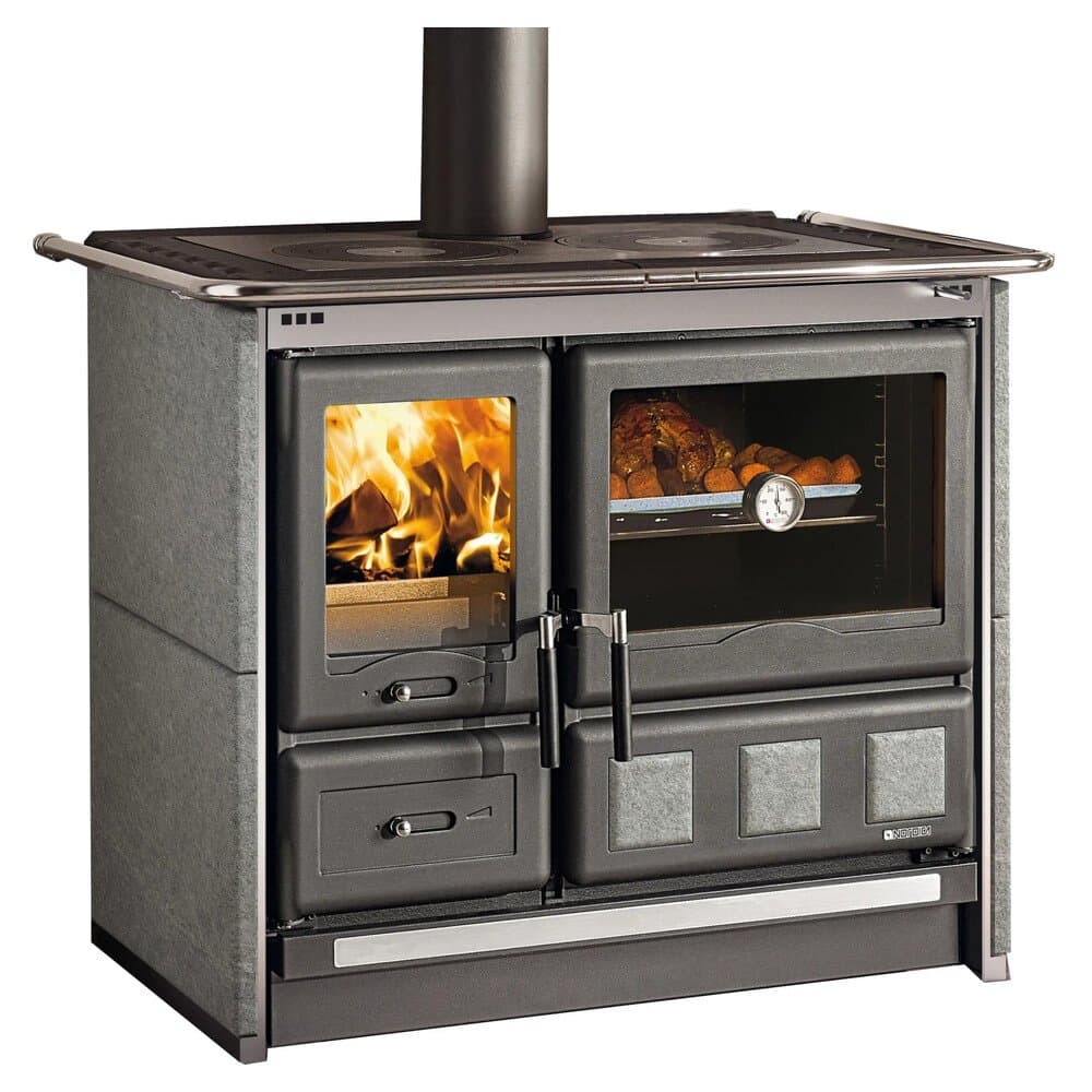 La Nordica Küchenofen Ros Stahl Grau 11 kW
