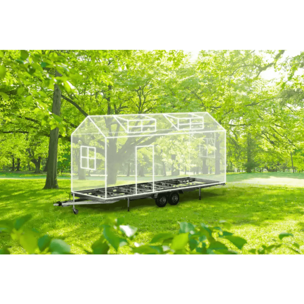 5400x2440 mm Tiny-House-Fahrwerk 3500 kg Hochlader 2-Achser Tandem