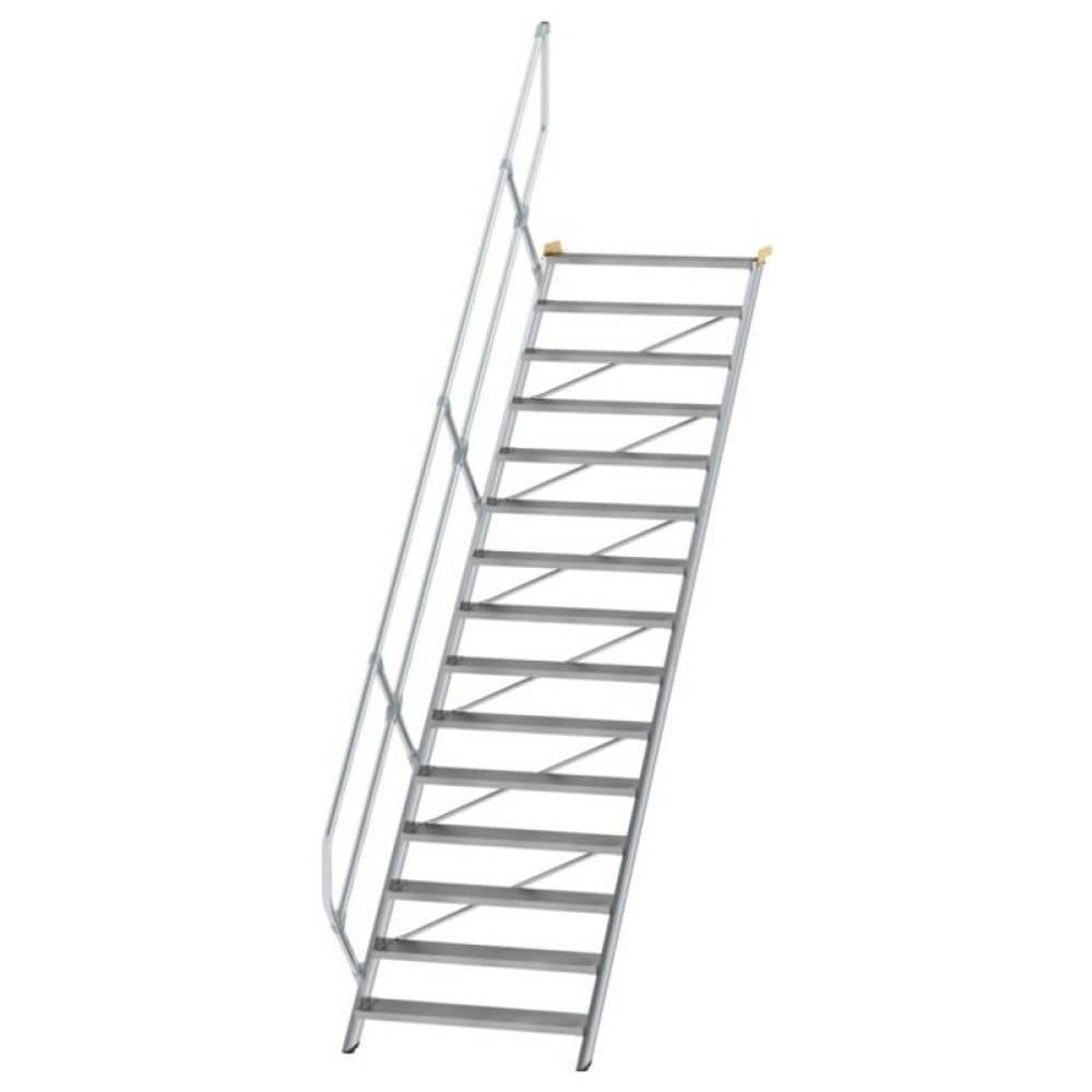 MUNK Günzburger Steigtechnik 600355 Aluminium, Stahl verzinkt Treppe