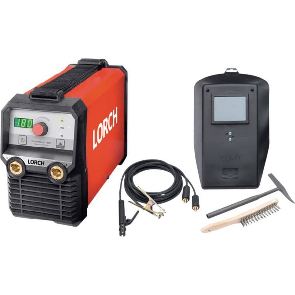 Lorch MicorStick 180 ControlPro Elektroden-Schweißgerät 10 - 180 A inkl. Zubehör