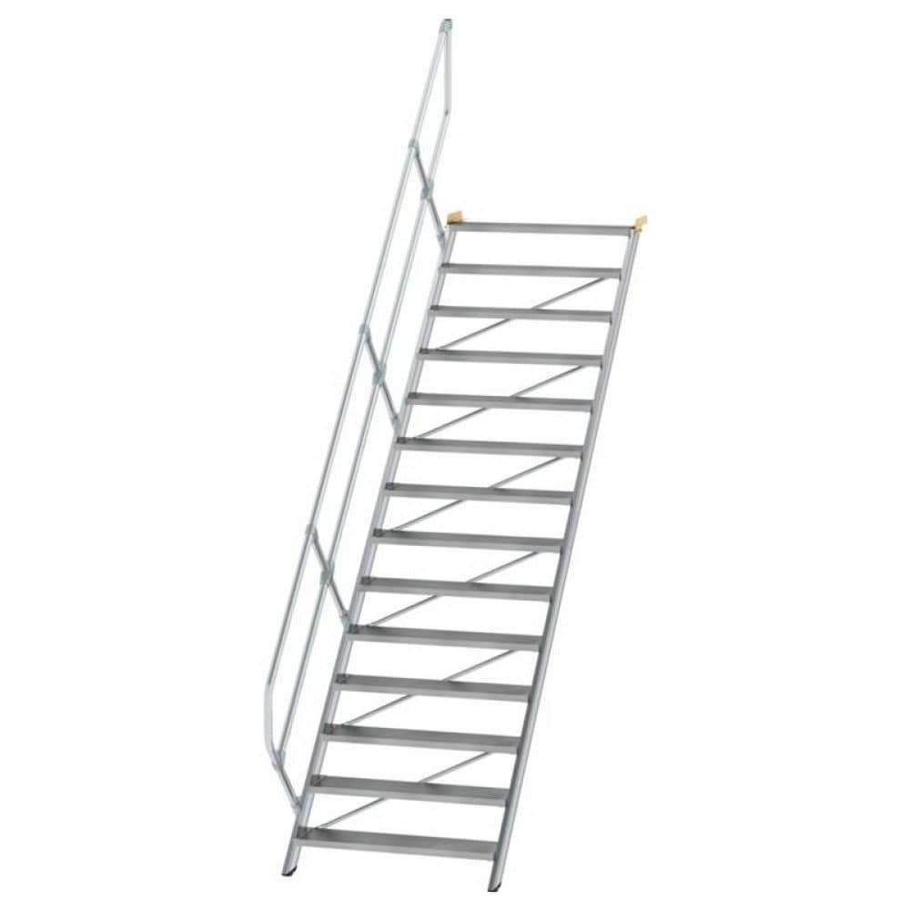 MUNK Günzburger Steigtechnik 600354 Aluminium, Stahl verzinkt Treppe
