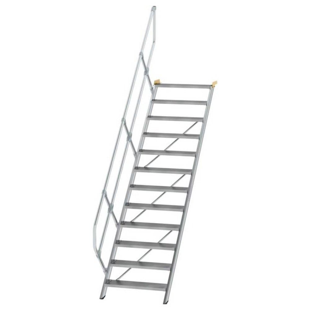 MUNK Günzburger Steigtechnik 600272 Aluminium, Stahl verzinkt Treppe 58 kg