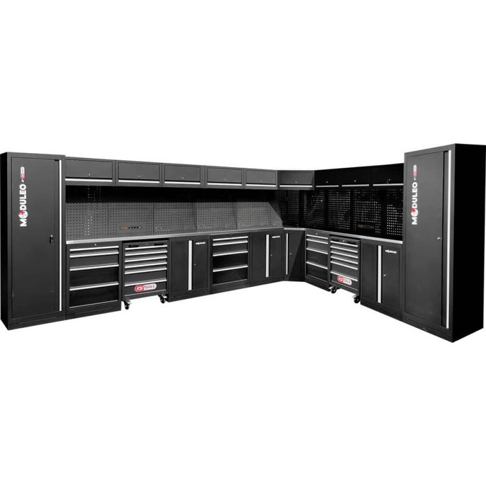 KS Tools 866.6290 Werkstatt-Schranksystem (B x H x T) 4760 x 1890 x 500 mm Schwarz/Grau