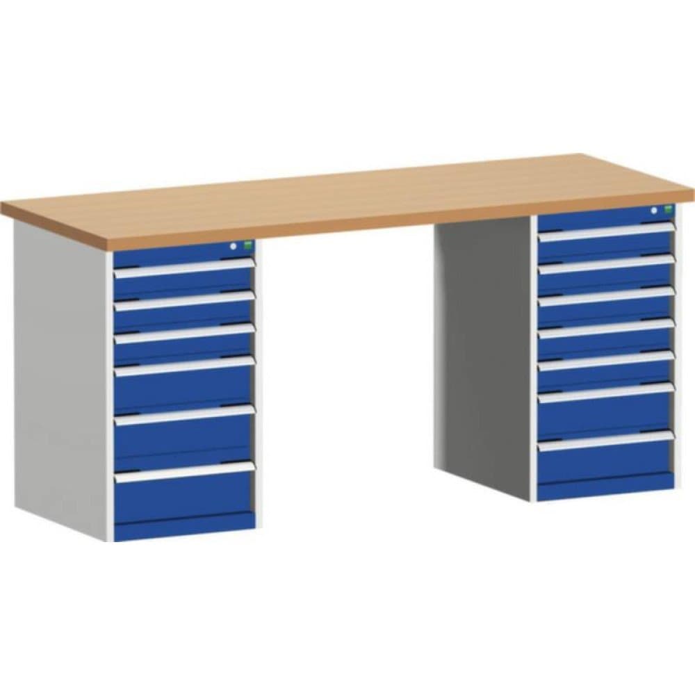 Bott 41003518.11V Werkbank (B x H x T) 2000 x 940 x 750 mm Lichtgrau