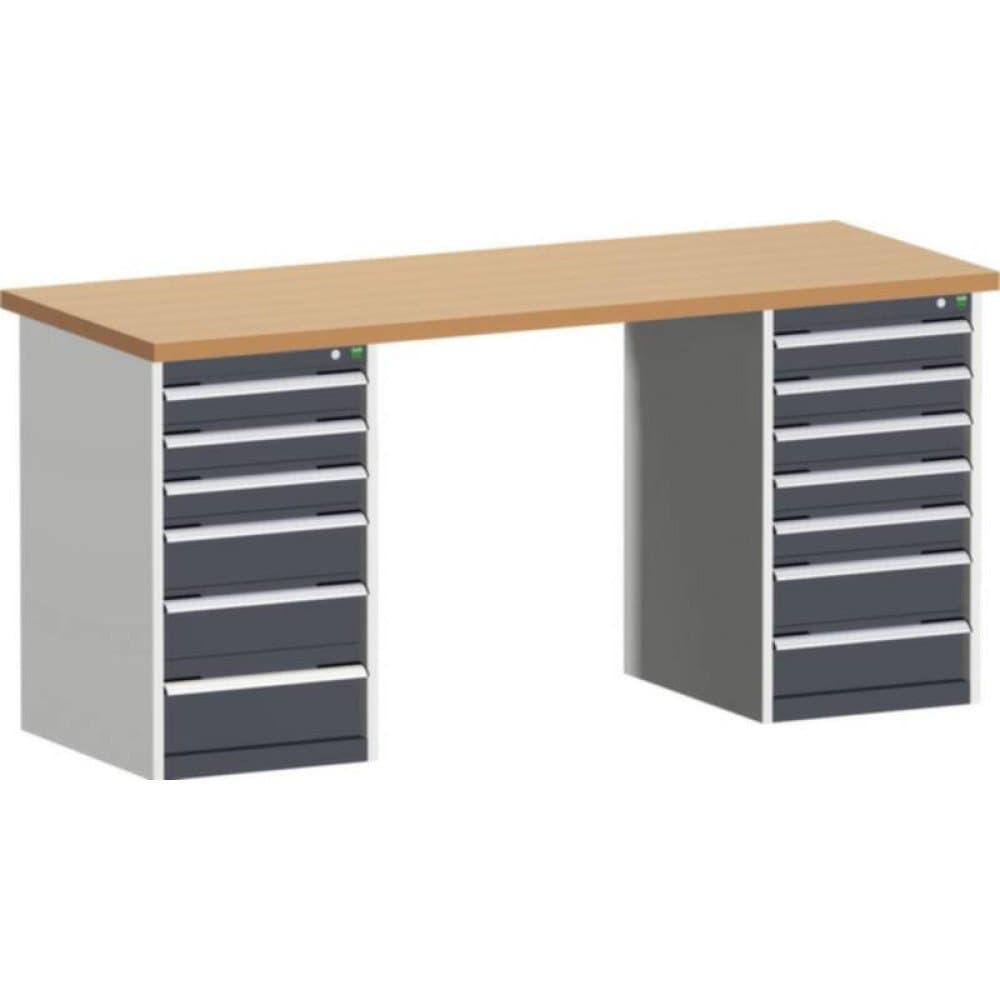 Bott 41003518.19V Werkbank (B x H x T) 2000 x 940 x 750 mm Lichtgrau