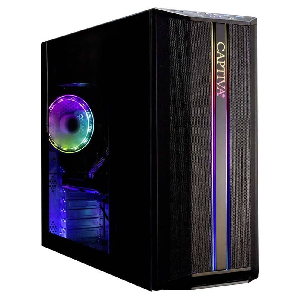 Captiva Gaming PC Advanced Gaming R92-769 (Ryze AMD Ryzen 7 5700X 32 GB RAM Nvidia GeForce RTX 5060 Ti GDDR7 Win 11 Home