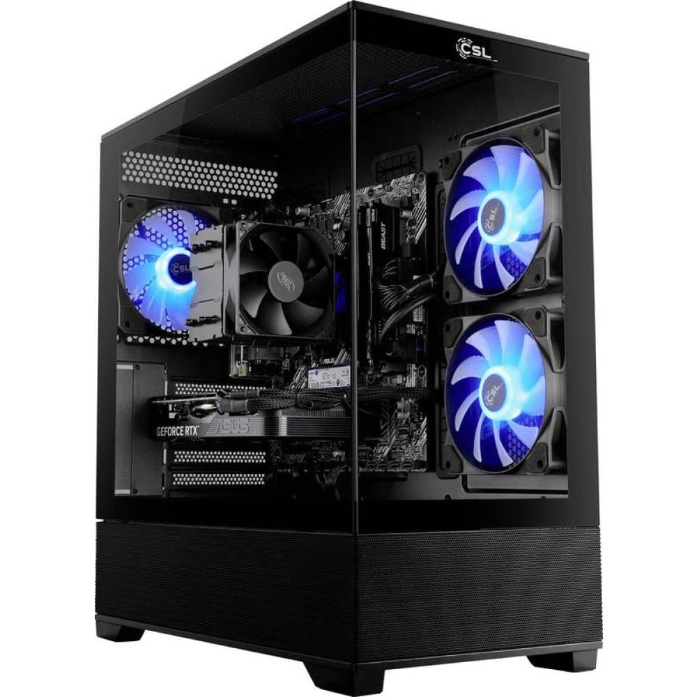 CSL Computer Gaming PC M12980H AMD Ryzen 7 5700X 4.6 GHz 32 GB RAM 1000 GB SSD Nvidia GeForce RTX™ 5060 8 GB GDDR7 Win 1